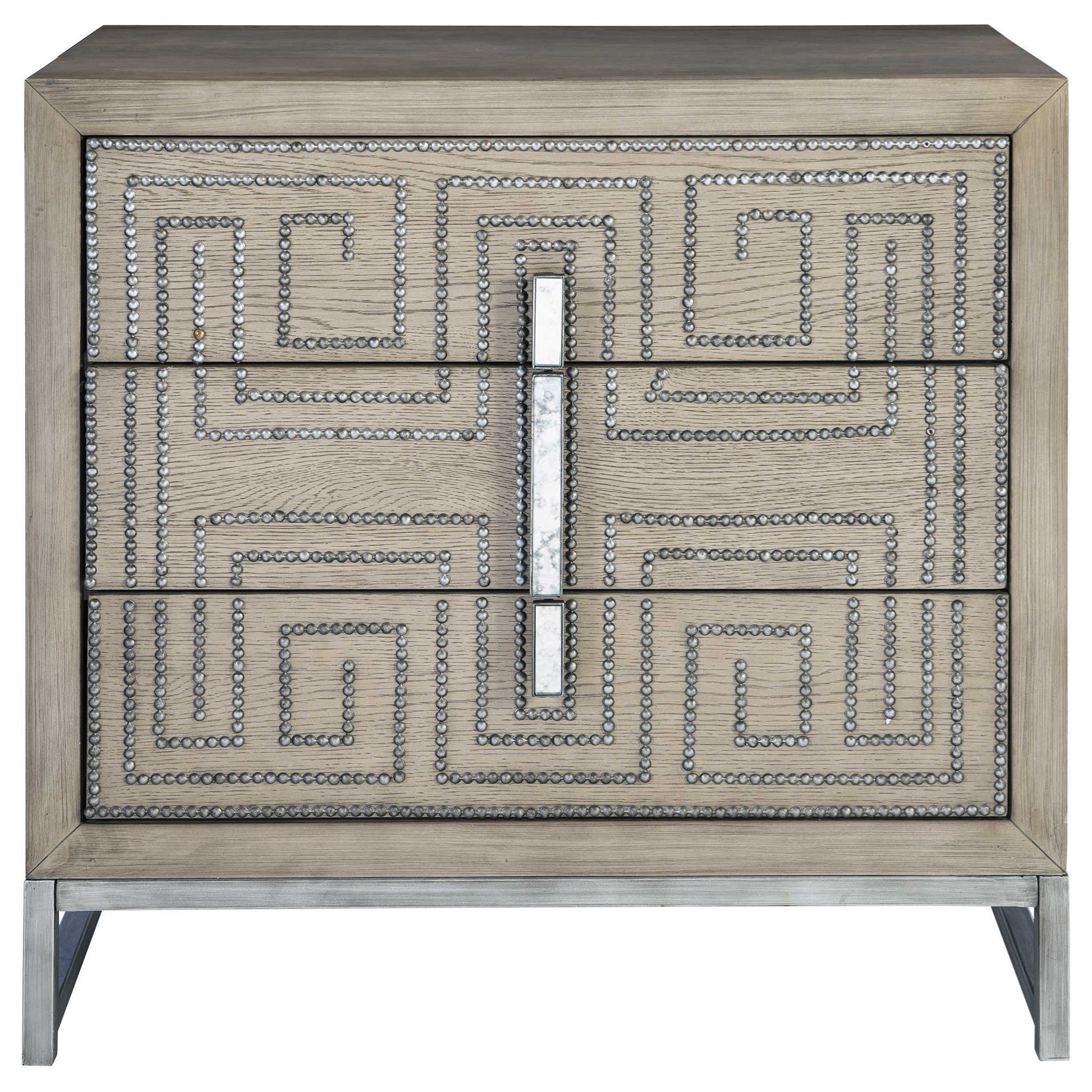 Uttermost Accent Furniture Chests 25369 Devya Gray Oak Accent Chest